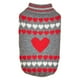 thumbnail image 4 of Suéter de punto para mascotas, jersey de cuello alto, ropa festiva para mascotas. Gris M, 4 of 9