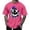 A-Hot Pink1557, variant on XIAONU Men's Graffiti X Eyes Smile Print T-Shirt Short Sleeve Crew Neck Splatter Graphic Pullover Top Streetwear Casual Daily Shirts