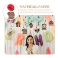 thumbnail image 2 of 1 bag of Black History Hanging Swirl Decorations Swirl Pendants Party Ornaments Random Style, 2 of 3