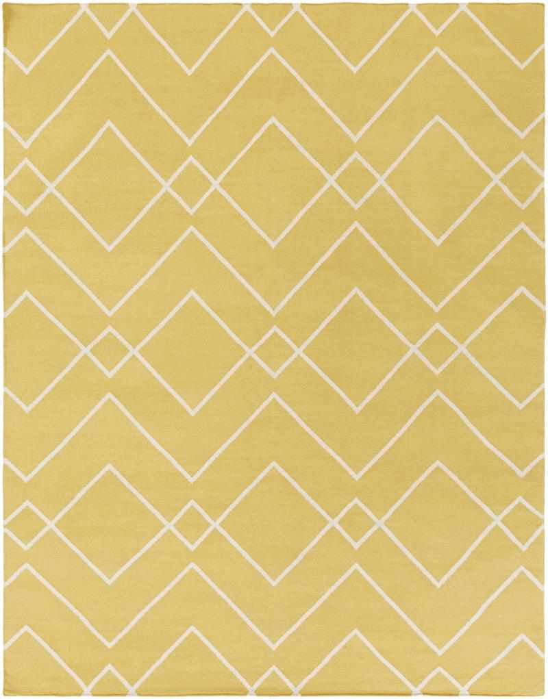 Mark&Day Area Rugs, 4x6 Arvin Modern White Gold Area Rug (4' x 6