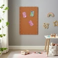 thumbnail image 2 of Linon Krall 24 x 36 inch Corkboard, Orange, Bulletin Boards, Can Be Handheld, 2 of 16