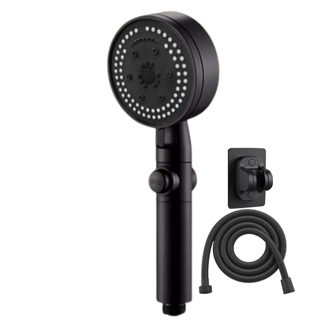 Handheld Shower Heads Shower High Pressure Handheld Shower Head Hard Water High Pressure 8 Spray Modes Elderly Handheld Shower wtih Water Pipe Base Shower Head Filter for Hard Water