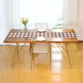 thumbnail image 3 of Yayeee Table Runner 70 inches Long for Home Kitchen Rectangle Dining Table Holiday Party Decoration, Green Red Plaid Pattern, 3 of 7