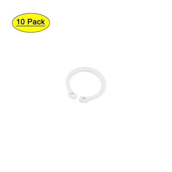 10pcs 304 Stainless Steel External Circlip Retaining Shaft Snap Rings 25mm