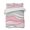 Pink Gray White, variant on Quilts Queen Size, Pink Gray Ombre Soft Comforter Bedding Set for Bed, Modern Abstract Moire Art Geometric Lightweight Quilted Bedspread with Pillow Cover(2 Pieces) for All Season, 90x96 Inch