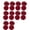Red, variant on 10 Pieces Rose Shape Lip Balm Container With Mirrored Leakproof Convenient Cosmetic Organized For Travel and Home Use