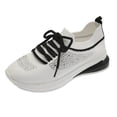 thumbnail image 2 of Babysbule Shoes Women, Summer Fashion Rhinestone Flying Woven Color Matching Women's Mesh Sports Shoes, 2 of 5