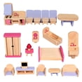 thumbnail image 2 of Vinatge /12 Miniatura Cama de Escritorio de Muebles de Simución Kid Juguete Accesorio 19 piezas Yotijar sofá de la casa de muñecas, 2 of 9