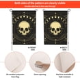 thumbnail image 3 of Skull Magic Moon Phases Vintage Garden Flag Outdoor House Flags 12 X 18 Inch Banner Yard Home Decoration, 3 of 6