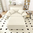 thumbnail image 4 of Lunale Oversized Lounge Chair & Ottoman Set - 48" Cloud Corduroy Accent Armchair for Modern Living/Bedroom, Beige Corduroy, 4 of 9