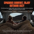 thumbnail image 5 of ILANDER Rooftop Tent, Hard Shell, SUV & Truck Camping, Foldable Rooftop Tent with Ladder, Waterproof & UV-Resistant 2-3 Person, 1.4M, 5 of 10