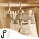 thumbnail image 1 of Gancho apilables para la conexión de colgadores | Organizador de vestuario Plástico Verde Blanco | Solución para colgar armarios que ahorran espacio | Juego de 10 accesorios duraderos con múltiples, 1 of 6