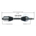 thumbnail image 5 of TrakMotive CV Axle Shaft GM-8206 Premium; OEM Replacement; 21.62 Inch Compressed Length, 5 of 5