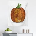 thumbnail image 1 of Vegetable Tapestry, Thanksgiving Pumpkin with Flowers Paisley Mandala Forms, Fabric Wall Hanging Decor for Bedroom Living Room Dorm, 5 Sizes, Dark Orange Fern Green, by Ambesonne, 1 of 1