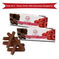 thumbnail image 2 of Sweet Candy Milk Chocolate Raspberry Sticks - Chocolate Covered Candy -Two (2) 10.5oz Box, 2 of 3