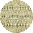 thumbnail image 1 of Ahgly Company Indoor Round Abstract Sun Yellow Abstract Area Rugs, 4' Round, 1 of 6