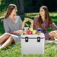 thumbnail image 5 of Portable Cooler 38 QT - Insulated Hard Cooler for Camping, Holds 54 Cans, Cup Holder Included, 5 of 11