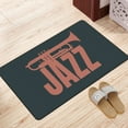 thumbnail image 1 of ZICANCN Area Rugs Doormat , Music Jazz Background Facecloth Non-Slip Floor Mat Rug for Living Room Kitchen Sink Area Indoor Outdoor Entrance 36"x24", 1 of 9