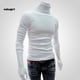 thumbnail image 4 of Camiseta De Punto Elástico De Manga Larga Para Hombres Jersey De Color Sólido Suave Para Otoño Inviernopangjing, 4 of 4