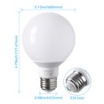 TORCHSTAR 5W G25 Globe LED Light Bulbs, for Bathroom, Vanity Makeup