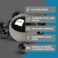 thumbnail image 4 of (5 Pieces) Pgn - 1"" Inch Precision Chrome Steel Bearing Balls G25, 4 of 4