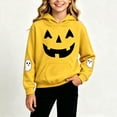 thumbnail image 2 of SHTXOZHI Halloween Hoodies Sweatshirts for Boys Girls Long Sleeve Graphic Tops Casual Outdoor Warm Basic Layering, 2 of 6