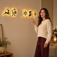 thumbnail image 5 of Led Christmas Wall Decor with 2D Flat Silhouette and Reindeer Patterns, Set of 6, Classic Design, for Indoor and Outdoor Holiday Decor, Christmas Decoration, 5 of 5