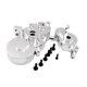 thumbnail image 1 of Caja de cambios Ounissouiy para coche RC 1/10 GEN8 Crawler CNC completa Plata, 1 of 6