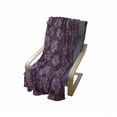 thumbnail image 4 of Spring Soft Flannel Fleece Throw Blanket, Hand Drawn Blossoming Petal Silhouettes and Outlines Botanical Pattern, Cozy Plush for Indoor and Outdoor Use, 50" x 60", Dried Rose and Plum, by Ambesonne, 4 of 6