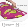 thumbnail image 5 of Easygdp Pink Green Avocado Envelope Closure Pillowcase - 20x36in, Queen Pillowcase, Breathable, Stain-Resistant, Wrinkle-Free, 5 of 9