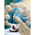thumbnail image 1 of GS3566 Lleno Diamantes Hermosa Serie Pavo Real Resina 30*40CM, 1 of 9