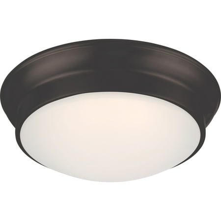 

Nuvo Lighting 62/705 Conrad 1 Light 12 Wide Led Flush Mount Ceiling Fixture - Bronze
