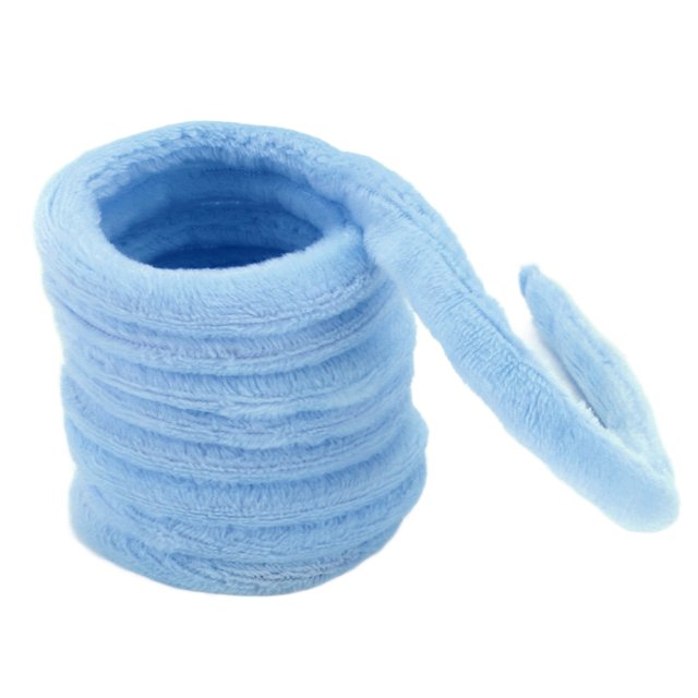 Cat Spring Toys Safe and NonToxic Chewable Improve Health Spring Plush Cat Toys for Kittens(Blue )