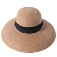 thumbnail image 3 of SAYOO Sombreros de paja y sombreros de playa a prueba de rayos ultravioletas SAYOO moda, 3 of 8