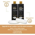 thumbnail image 5 of Furniture Clinic Leather Cleaner | Non-Toxic | Removes Dirt & Grime | All-Purpose Cleaning Solution for Couches, Car Seats, Purses, Shoes & Saddles | Restores All Leather Types | 17oz / 500ml, 5 of 7