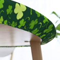 thumbnail image 6 of Happy St. Patrick''s Day Tablecloth with Elastic Edge, Round Table Cloth Lucky Clover Washable Reusable Table Cover for Kitchen Dining Party Picnic, Small, 6 of 6