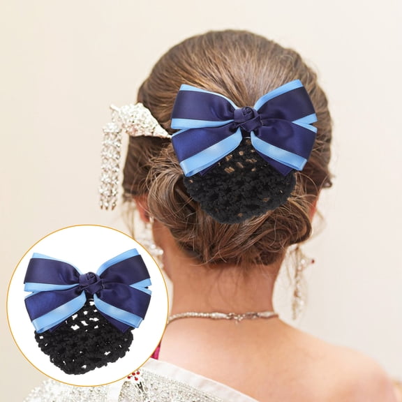 UPOUART Versatile Butterfly Bow Hair Net Cloth Breathable and Comfortable Design