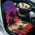 thumbnail image 2 of Binienty Tropical Palm Tree Beach Towel Car Seat Cover Front Seats Breathable Non-slip Cooling Bucket Towel Seat Covers Perfect for Pool Camping Hiking Yoga Travel, 2 of 8