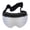Black Silver, variant on Yajisi Premium Double Layered Anti Fog Ski Goggles for Men Women Snowboarding Snowmobile Dog Sledding Sun Proof Snow Goggles with PC Lens, Black Red (10.24 inches / 26.00 cm)
