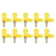 thumbnail image 3 of Solderless Banana Plug Lantern Banana Plug Banana Socket 10Pcs Solderless Banana Plug ABS Brass Lantern Open Screw Bananas Connectors For Inverters 4mm, 3 of 8