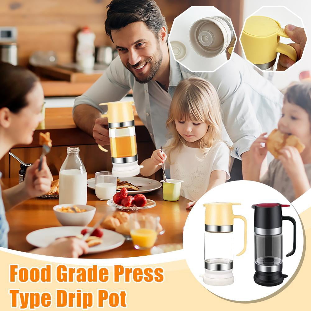 Honey Dispenser No Drip with Base, 2026 New Glass Honey Dispenser with Stand, 10oz Maple Syrup Dispenser for Coffee or Tea, Mess Free Honey Dispenser for Honey and Syrup, Honey Container