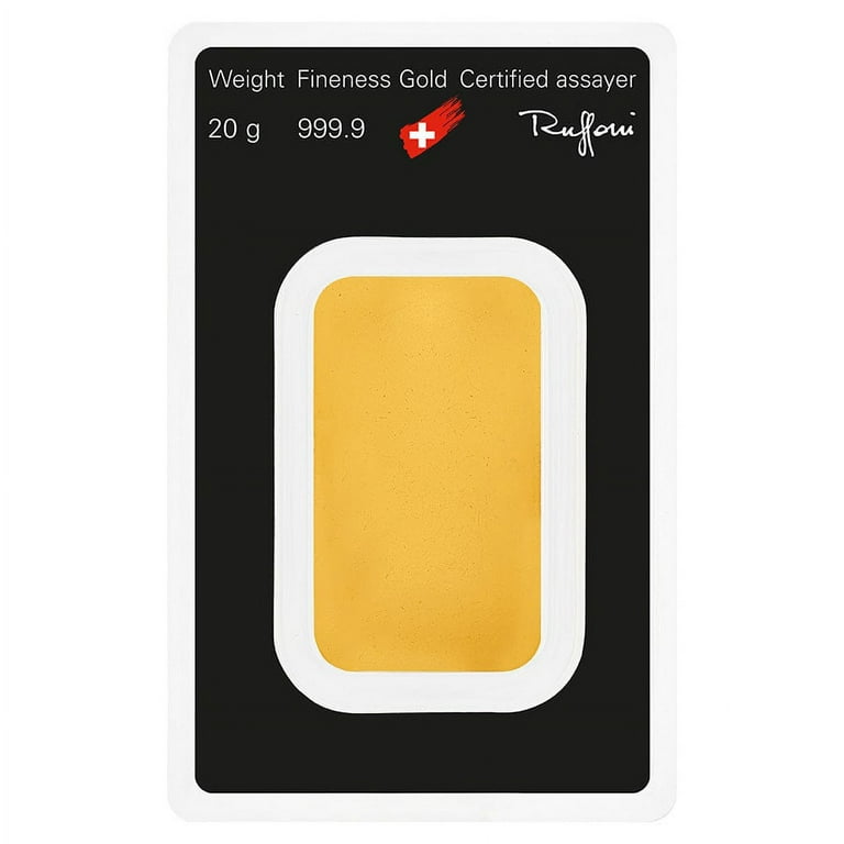 Argor Heraeus 20g Gold Bar .9999 Fine (In Assay) - Bullion Argor Heraeus 20g Gold Bar .9999 Fine (In Assay) - Bullion