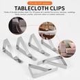 thumbnail image 2 of 30 Pack Pinces Nappe - Durable en Acier Inoxydable Pinces Nappe & Pinces de Couverture - Porte-Agrafe Table Tissu Souple, 2 of 10