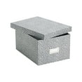Oxford, OXF40590, Index Card Storage Boxes, 1 Each, Black,White