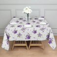 thumbnail image 3 of Pioneer Flower Floral Print Pattern Square Tablecloth, Waterproof Wipeable Spillproof Washable Table Cover for Home Kitchen Party and Daily Decor 42"x42", 3 of 6