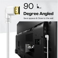 thumbnail image 5 of HDMI Cable Left Angle 90 Degree (3 FT) - White High Speed HDMI 2.0 Cord,Supports UHD 4K 60hz 2K 2160p Full HD 1080p Quad HD 1440p 3D ARC/eARC Ethernet For Xbox One X / S PS4 Pro / Slim & Apple TV, 5 of 8