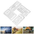 thumbnail image 4 of Tarjeta De Pesca, Equipo De Supervivencia En El Desierto De Acero Inoxidable Para Senderismo Para Pescar Para Acampar Al Aire Libre YLSHRF Survival Kit, 4 of 8