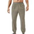 thumbnail image 2 of lkfuzj Men's All Season Elastic Waist Joggers | Nylon Spandex Ankle Binding Pants for Outdoor Workout Casual, 2 of 7