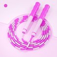 thumbnail image 1 of Soft Beaded Jump Rope Adjustable Segmented Fitness Skipping Rope For Men Women, 1 of 4