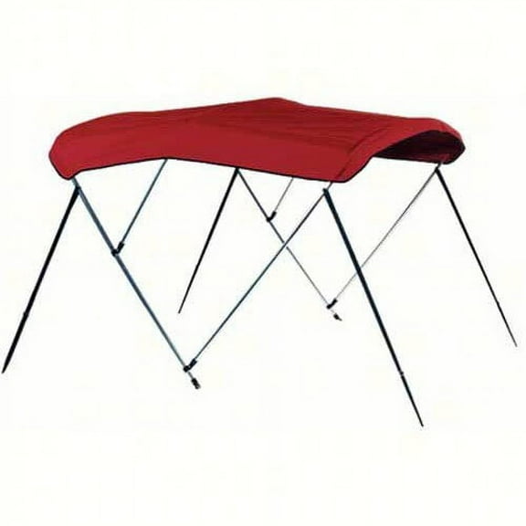 Carver Covers  604A07; 3 Bow Bimini Top 79-84In J Red Canvas